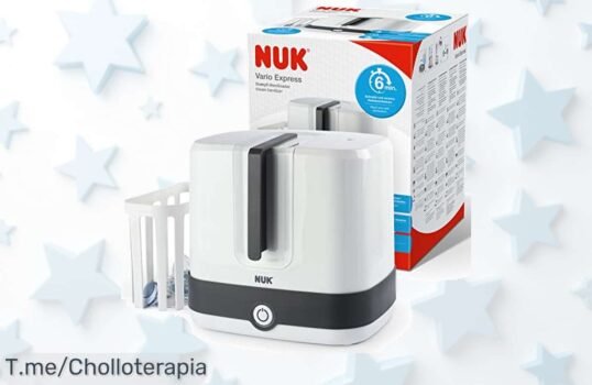 Transforma la salud de tu bebé con el esterilizador NUK, desinfección 100% natural y efectiva por 24 horas a un precio loco ¡Aprovecha esta oferta única antes que se acabe!