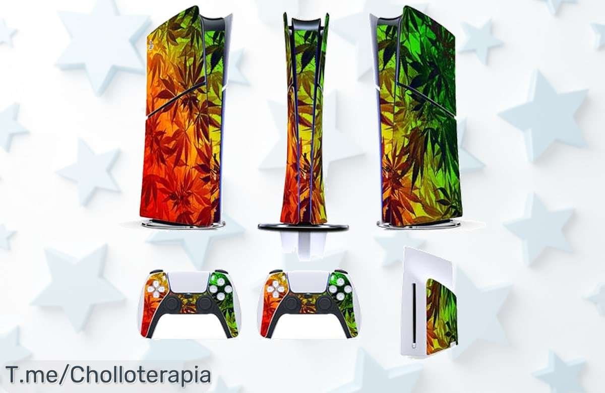 Transforma tu PS5 Slim con esta skin mate HD y protege tu consola mientras destacas en cada juego. ¡No dejes pasar este ofertón único antes de que se agote!