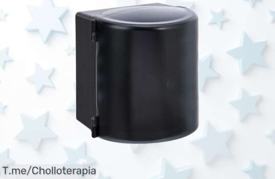 Transforma tu baño con el dispensador de papel negro: sin contacto, fácil y seguro Aprovecha este ofertón único antes que se agote y asegura la higiene ya mismo