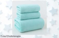 Transforma tu baño en un spa con nuestro juego de toallas de terciopelo coral, ¡super absorbentes y suaves! Aprovecha este ofertón limitado y compra ya las tuyas