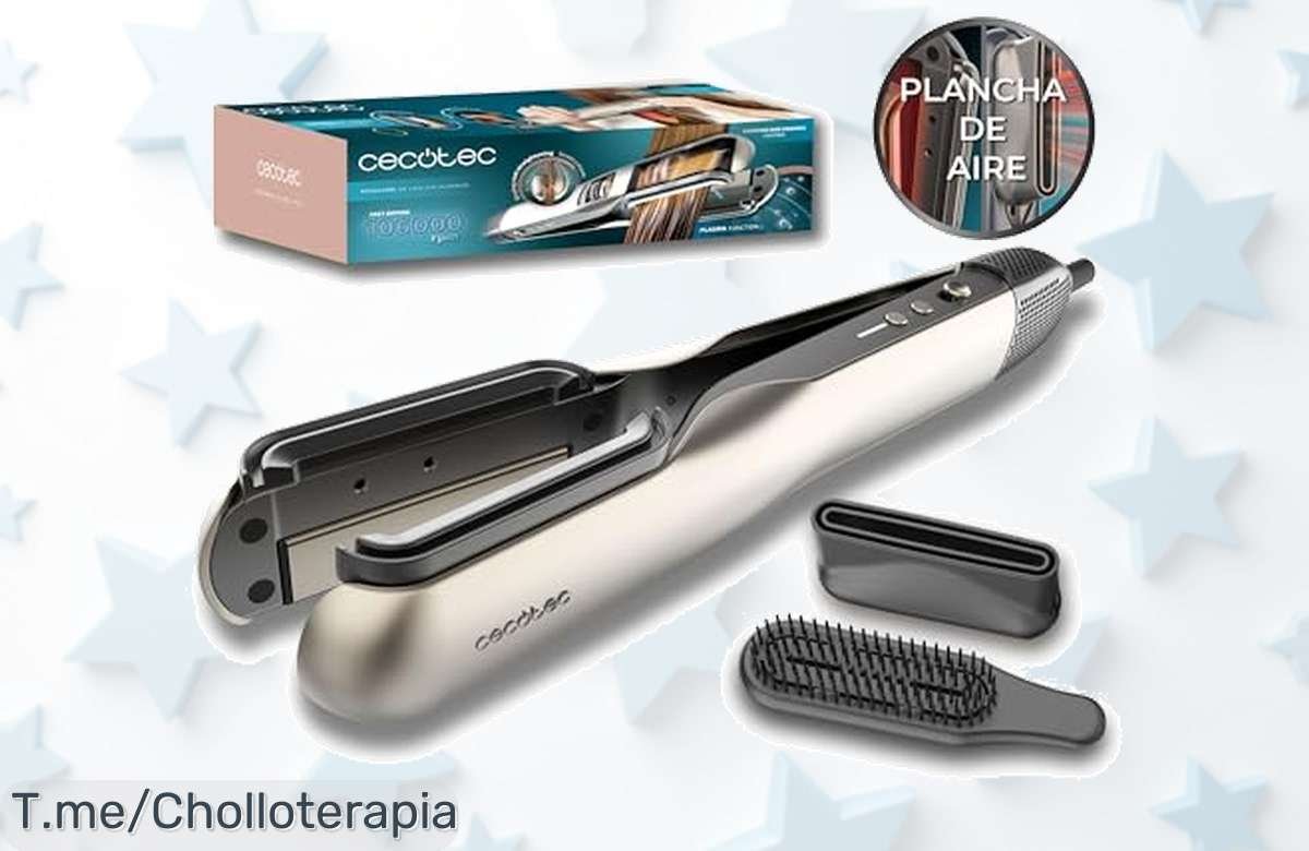 Transforma tu cabello al instante con la plancha Cecotec RitualCare 2in1: ¡frizz bajo control y brillo espectacular! Aprovecha el precio loco antes de que se agote.