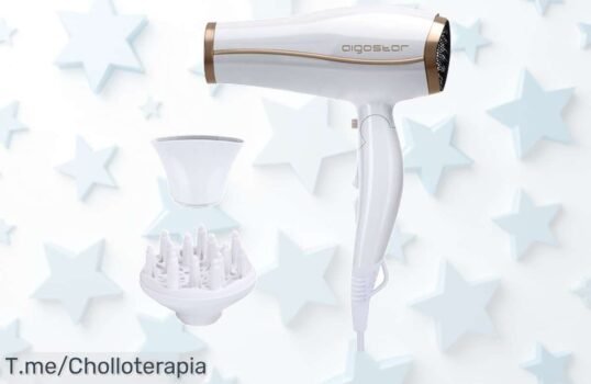 Transforma tu cabello en minutos con el secador de pelo iónico 2200w a un precio loco, ¡ofertón limitado que no puedes dejar pasar! Compra ahora y sorpréndete