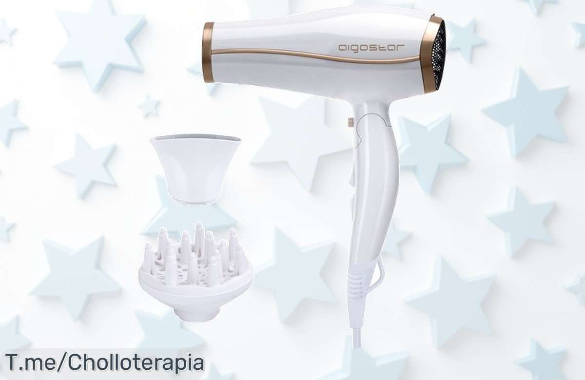 Transforma tu cabello en minutos con el secador de pelo iónico 2200w a un precio loco, ¡ofertón limitado que no puedes dejar pasar! Compra ahora y sorpréndete.