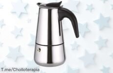 Transforma tu café con la Cafetera Italiana de Acero: espresso perfecto para 2 a 12 tazas, super chollo en oferta limitada ¡Compra ya y disfruta un sabor nunca visto!