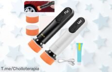 Transforma tu coche con la mini pulidora inalámbrica: ¡Repara arañazos y manchas como un profesional! No dejes escapar este super chollo, solo por tiempo limitado