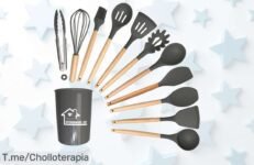Transforma tu cocina con el Set de Utensilios Ecológicos de Silicona, aprovecha este chollo único y compra ya antes que se acabe esta oferta increíble