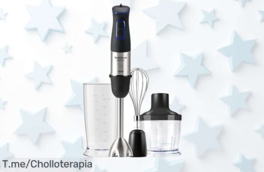 Transforma tu cocina con la Batidora de Mano Taurus Amazing: 1000W y 20 velocidades para recetas perfectas No te pierdas este super chollo, cómprala ya antes que se acabe