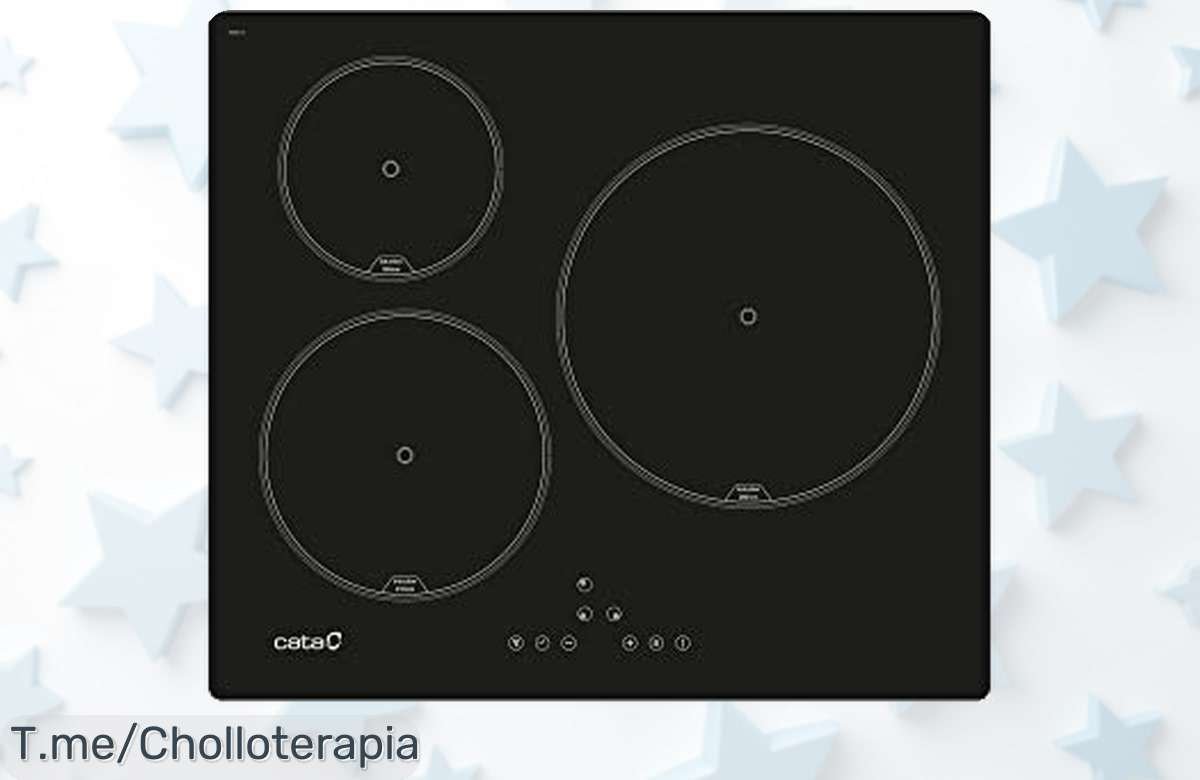 Transforma tu cocina con la Cata Placa de Inducción 6303 BK: cocción rápida y fácil limpieza en un super chollo que no puedes dejar escapar. ¡Compra ahora antes de que se agote!