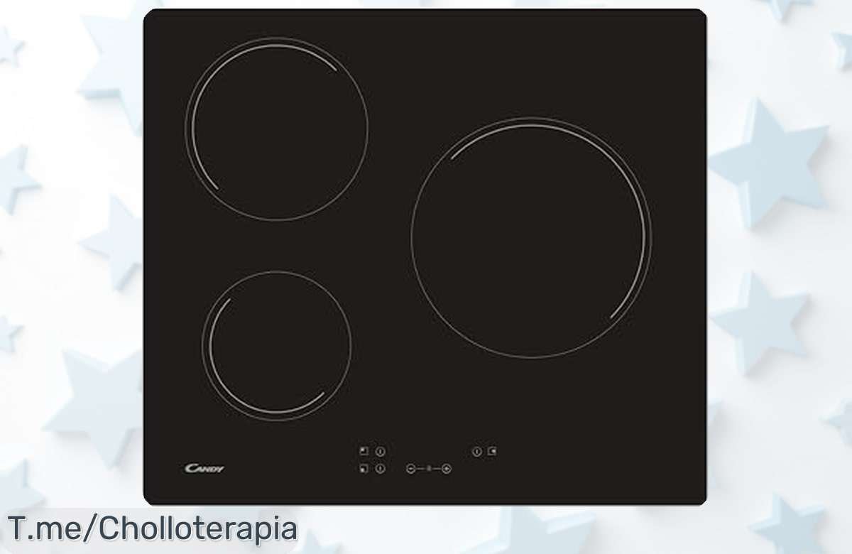Transforma tu cocina con la placa de vitrocerámica Candy Timeless a un precio loco, potencia brutal y seguridad total. ¡Aprovecha este ofertón limitado ya!