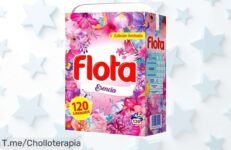 Transforma tu colada con FLOTA Detergente en Polvo, 120 lavados de brillo impresionante ¡Aprovecha este ofertón de locura y compra ya antes que se agote!