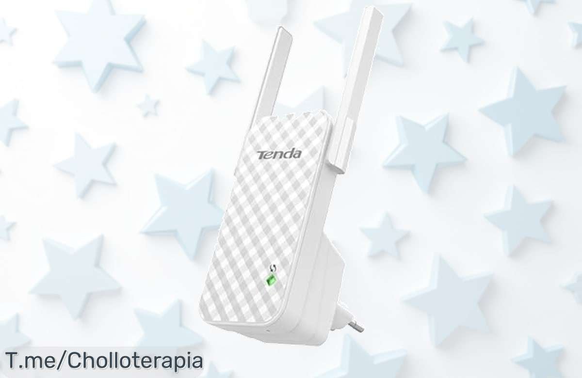 Transforma tu conexión a Internet con el Tenda A9 N300, un repetidor WiFi increíble que llega hasta 200 metros. ¡Ofertón limitado y precio loco! Conéctate ya antes de que sea tarde.