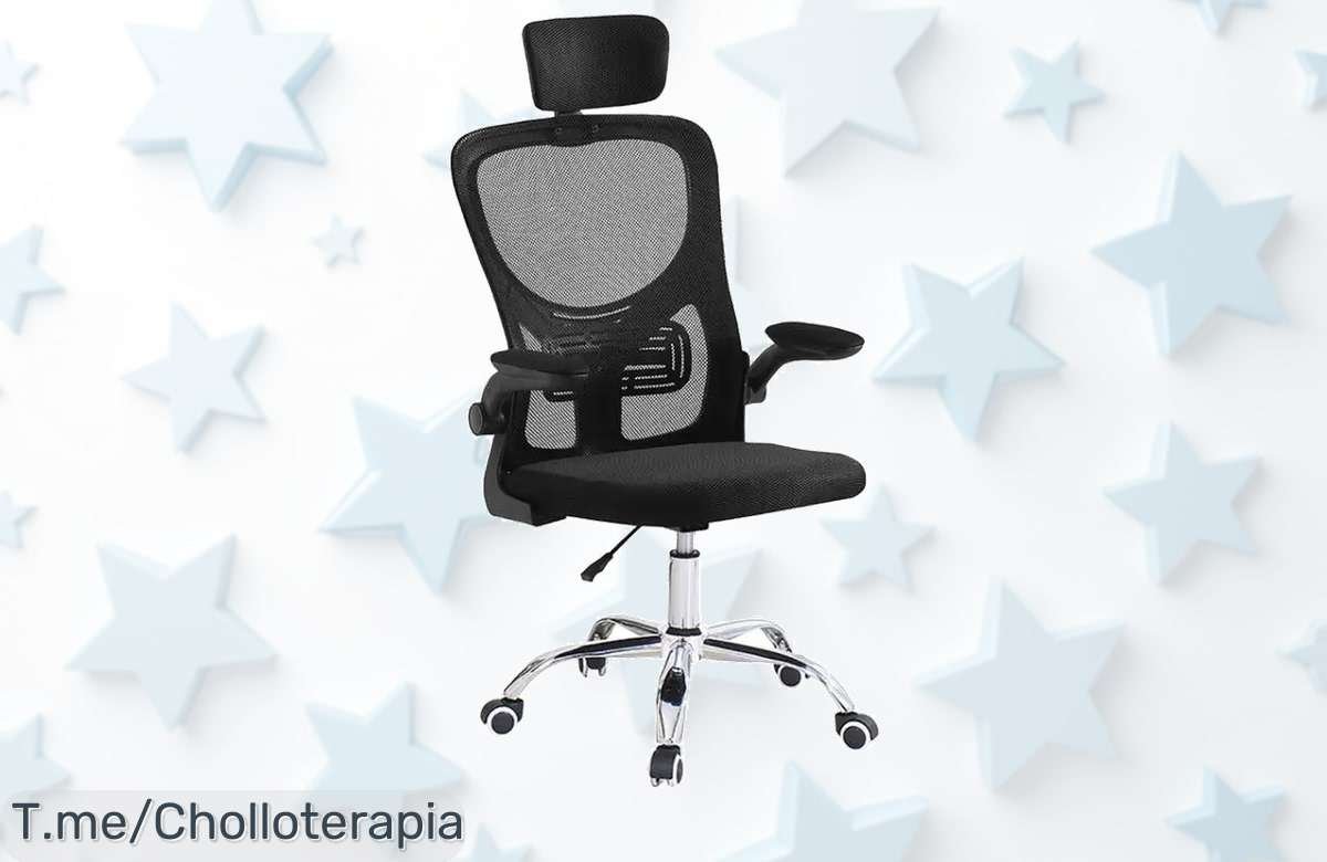 Transforma tu espacio con una silla ergonómica giratoria que cuida de ti. Comodidad y estilo en un super chollo, ¡aprovecha este ofertón antes de que se agote!