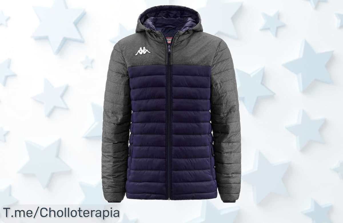 Transforma tu estilo con la Kappa-Chaqueta MIDDLE/A para Hombre, un super chollo que redefine tus entrenos. ¡Oferta limitada, no dejes escapar este ofertón!