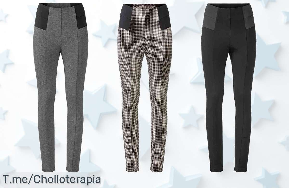 Transforma tu figura con nuestros jeggings moldeadores: efecto al instante en abdomen y piernas, ¡aprovecha este ofertón único antes de que se agoten!