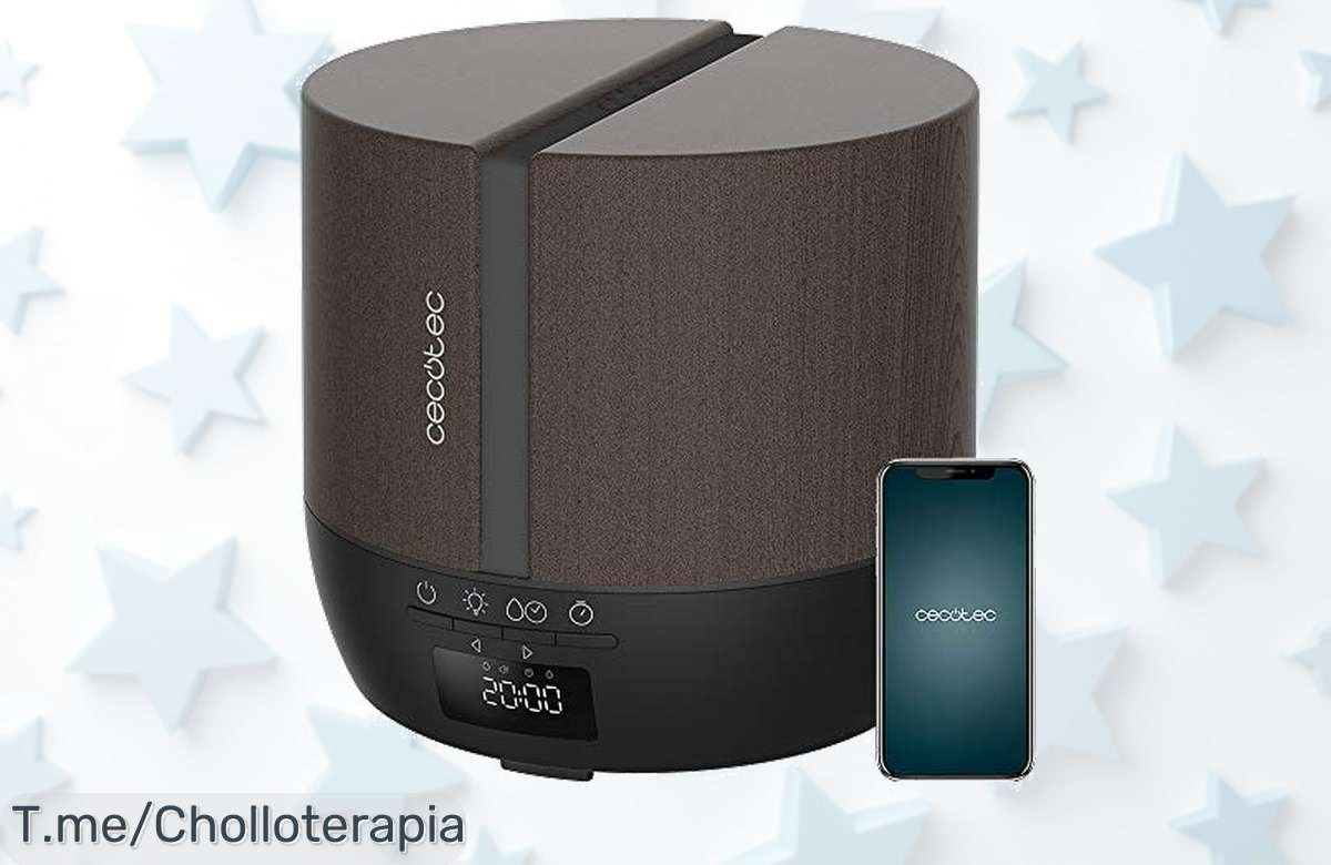 Transforma tu hogar con el Difusor de Aromas Cecotec PureAroma 550: luces mágicas y hasta 12 horas de felicidad continua, ¡ofertón limitado que no te puedes perder!