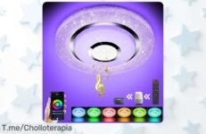 Transforma tu hogar con el plafón LED OTREN: pura luz RGB y control total Aprovecha este ofertón a precio loco, ¡compra ahora antes que se agote!