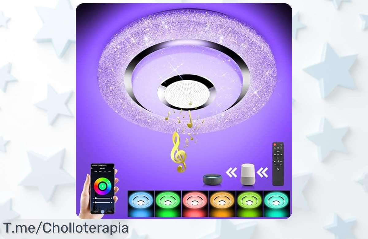 Transforma tu hogar con el plafón LED OTREN: pura luz RGB y control total. Aprovecha este ofertón a precio loco, ¡compra ahora antes que se agote!