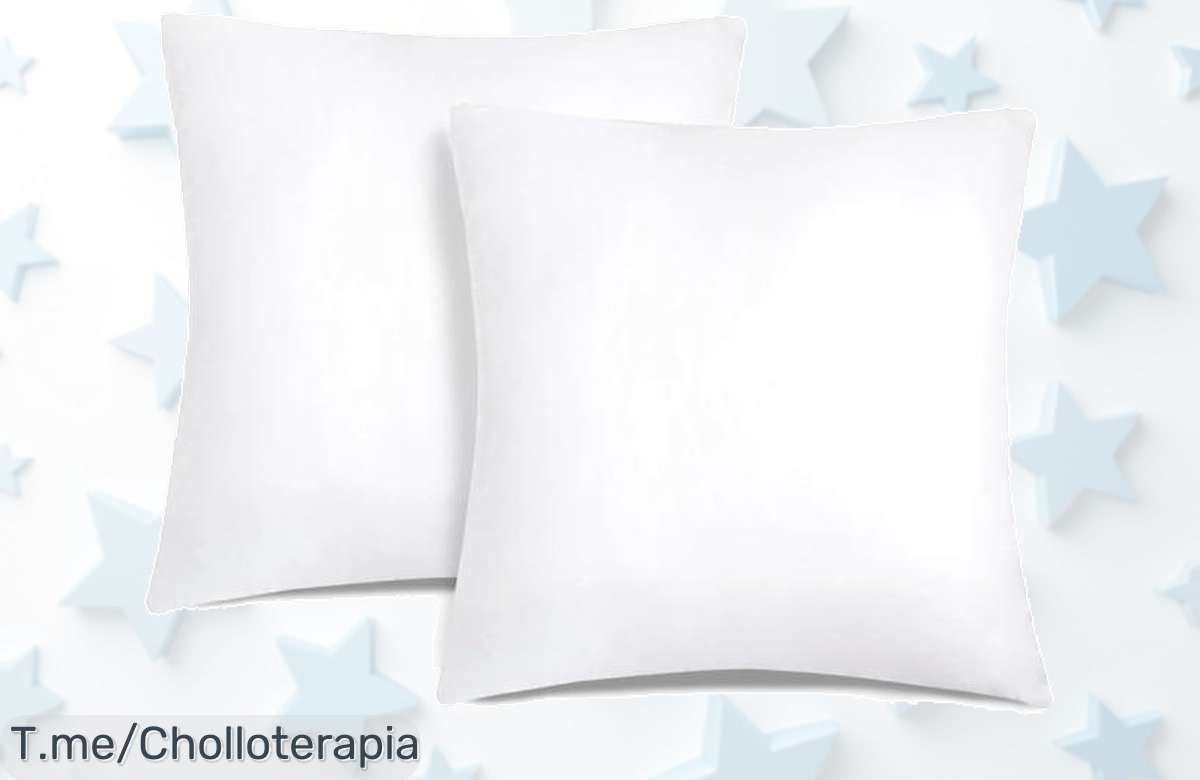 Transforma tu hogar con el super chollo de Homesol, cojines decorativos acolchados que aportan calidez y estilo. No te pierdas este ofertón limitado, ¡compra ahora!