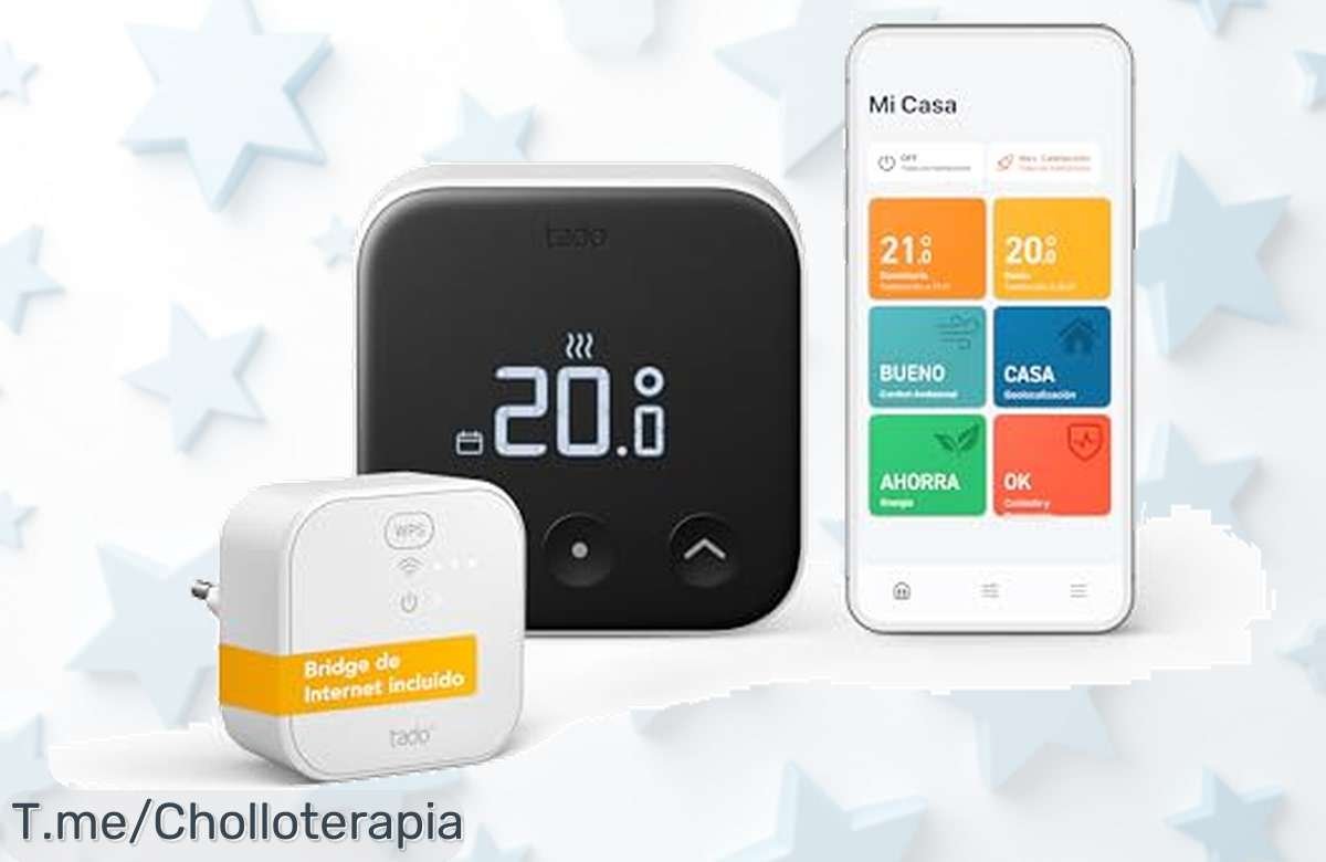Transforma tu hogar con el termostato inteligente que controla la temperatura al instante, instalándolo en minutos. Aprovecha este ofertón limitado y actúa ya antes de que se agote.