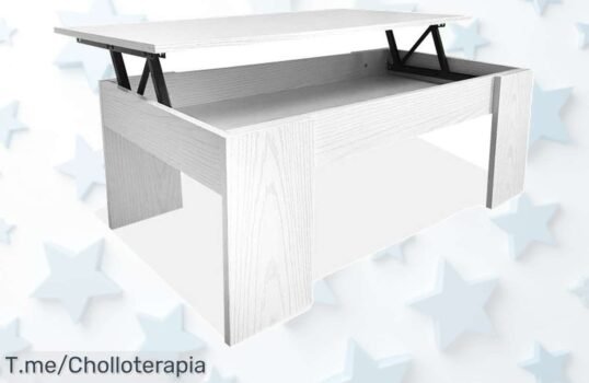 Transforma tu hogar con la Mesa de Centro Elevable Nyana Home, almacenaje oculto y un precio loco ¡Aprovecha este super chollo antes que se agote!