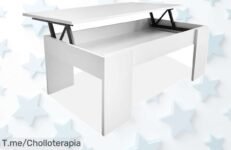 Transforma tu hogar con la mesa de centro elevable Nyana Home, un super chollo que mejora tu espacio y organiza todo Oferta increíble limitada, ¡hazla tuya ya!