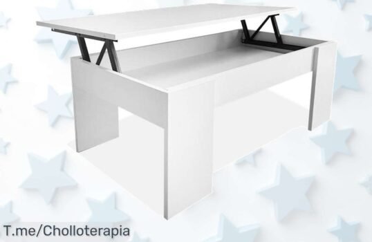 Transforma tu hogar con la mesa de centro elevable Nyana Home, un super chollo que mejora tu espacio y organiza todo Oferta increíble limitada, ¡hazla tuya ya!