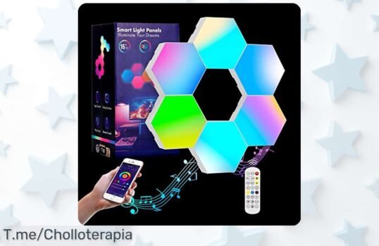 Transforma tu hogar con los paneles LED hexagonales y su control remoto, crea ambientes únicos al ritmo de la música ¡Aprovecha este ofertón que no se repetirá!