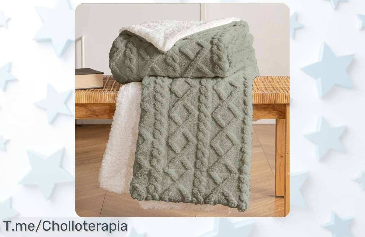 Transforma tu invierno con la Manta Sofá HOMESOL®: calor y suavidad incomparables, un super chollo que se agota rápido. ¡No dejes pasar esta oferta única, actúa ya!