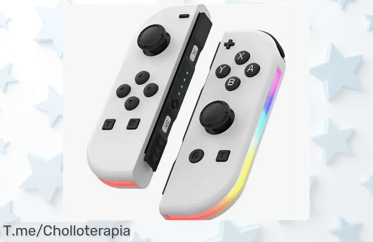 Transforma tu juego con el increíble remote control app LED RGB inalámbrico para Switch, ¡aprovecha este ofertón loco antes de que se agote y compra ya!
