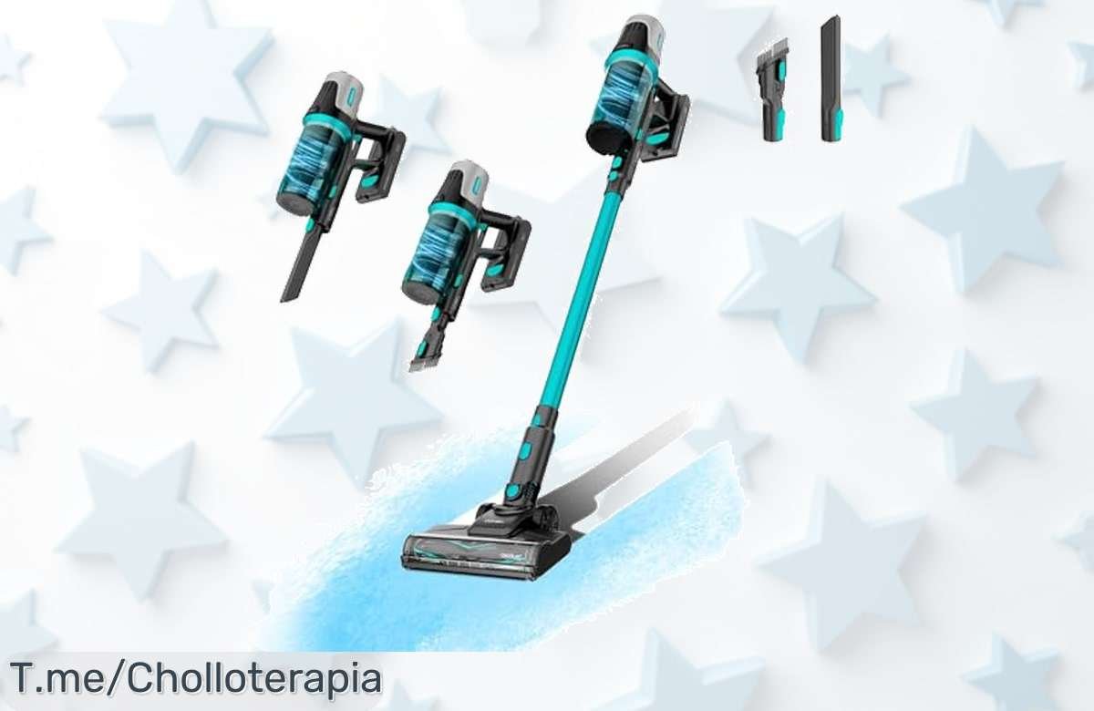 Transforma tu limpieza con el Cecotec Conga Rockstar 1500: succión imbatible y hasta 60 minutos de autonomía en un super chollo, ¡aprovéchalo antes que se acabe!