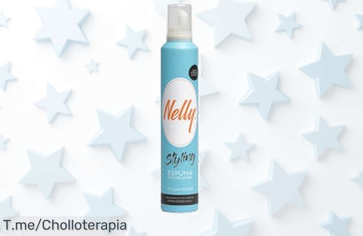 Transforma tu look con la Espuma Moldeadora NELLY: fijación extra fuerte, duración todo el día y un precio loco. ¡Aprovecha este ofertón antes de que se acabe!