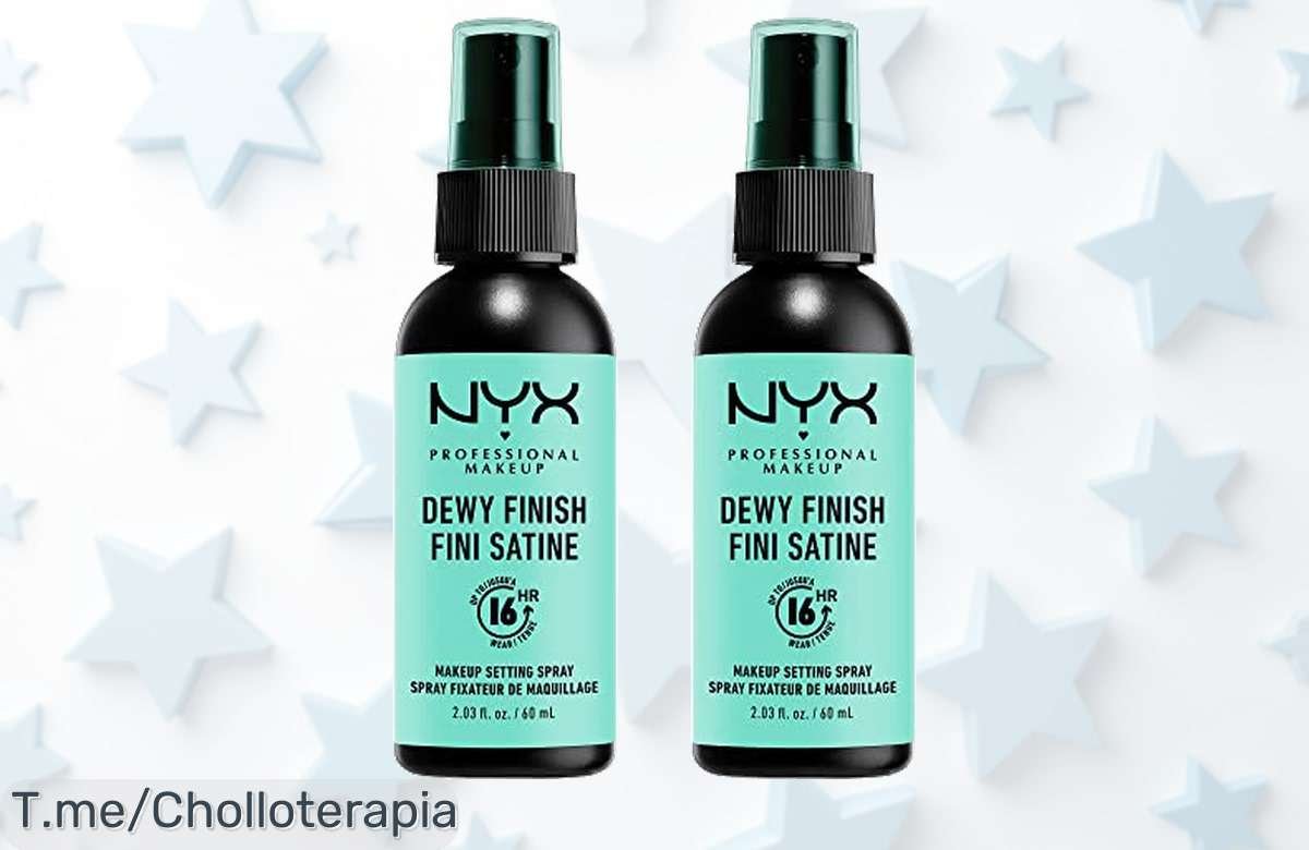 Transforma tu maquillaje con el NYX Makeup Setting Spray: fijación brutal y frescura todo el día. ¡No te pierdas este super chollo, compra ya antes de que se agote!