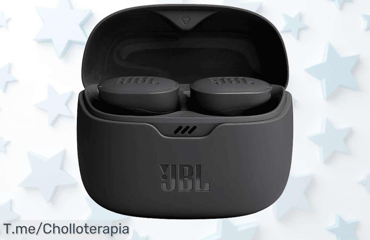 Transforma tu música con los JBL Tune Buds: sonido potente, cancelación de ruido y 8 horas ininterrumpidas. ¡No te quedes sin este ofertón único, actúa ahora!