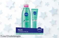 Transforma tu piel con el Pack Ahorro NIVEA Derma Skin: Exfoliante y Gel Limpiador Facial a un precio loco ¡Piel radiante en oferta nunca vista, compra ya antes que se acabe!