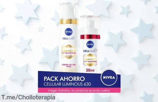 Transforma tu piel con el pack NIVEA Luminous630, crema de día y sérum a un precio loco ¡No te pierdas este super chollo! ¡Compra ya antes que se agote!