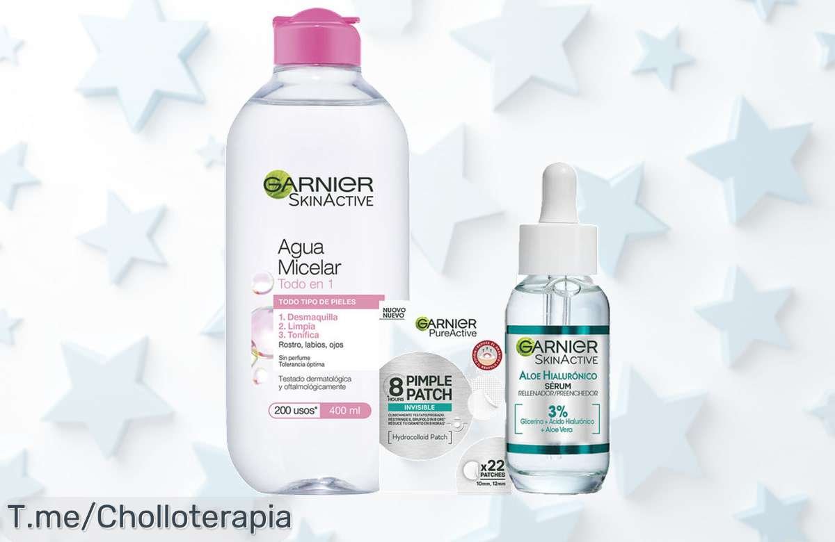 Transforma tu piel mientras duermes con nuestro super chollo: Agua Micelar, Sérum Aloe Hialurónico y Pimple Patch. ¡Descuento brutal, solo por tiempo limitado!