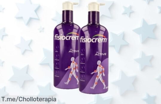 Transforma tu rutina con el pack 2x FISIOCREM GEL ACTIVE, alivia tus músculos y ligamentos al instante con un precio loco ¡Aprovecha esta oferta limitada ya!
