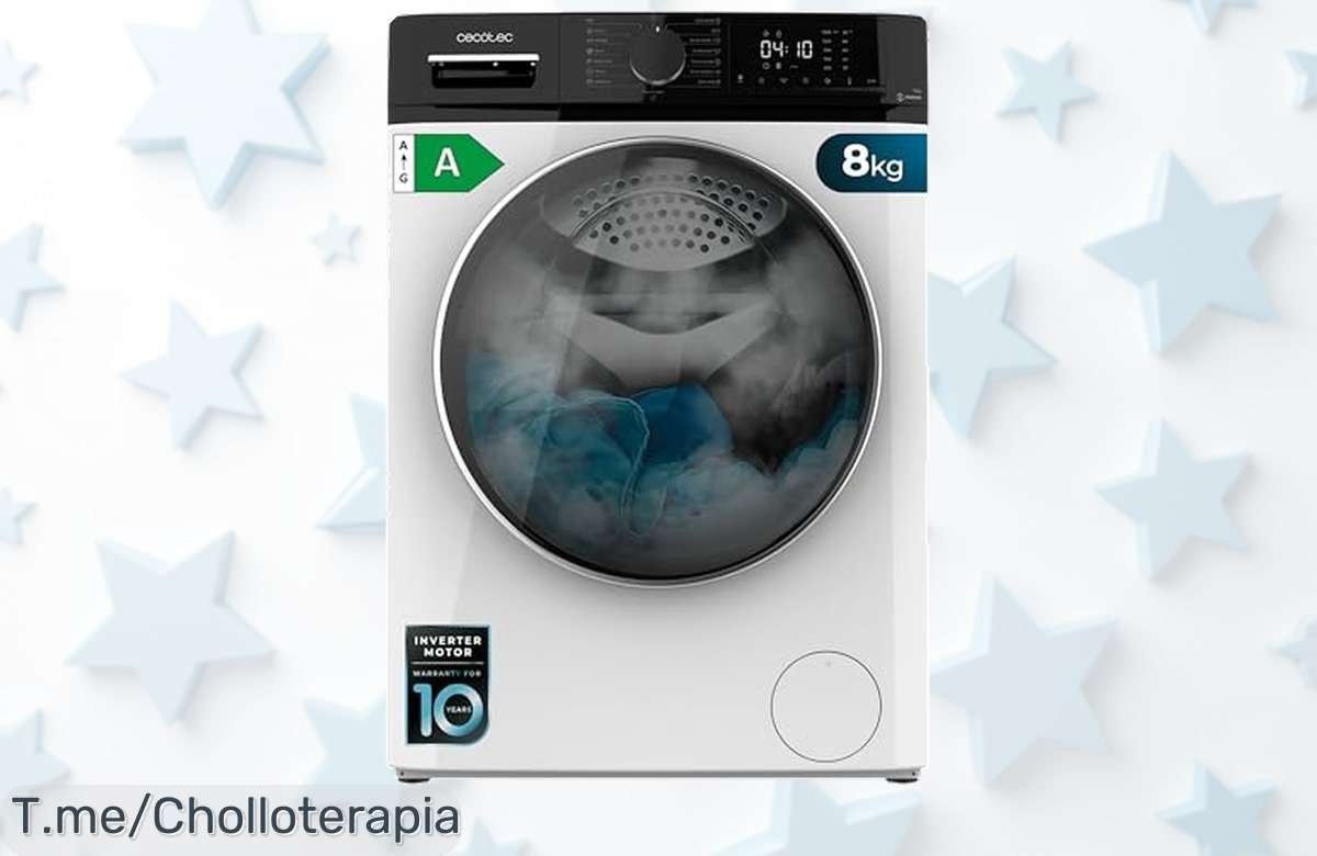 Transforma tu rutina de lavado con la Lavadora Cecotec Bolero 8610: capacidad increíble, motor silencioso y funciones inteligentes a un precio loco. ¡Aprovecha esta oferta limitada ya!