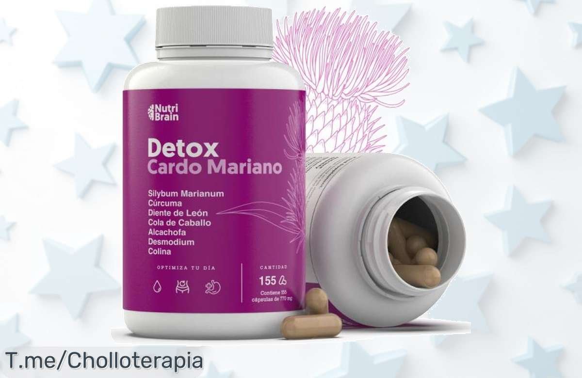 Transforma tu salud con el super chollo del Cardo Mariano 3X Acción: detox de hígado y piel radiante a un precio loco. ¡Hazte con tus cápsulas antes que se agoten!