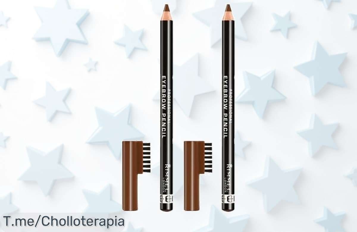 Transforma tus cejas con el Rimmel London Eye Brow Pencil, ahora en un super chollo. ¡Cejas perfectas y aplicador incluido a precio de ganga! ¡Compra ya antes que se agote!