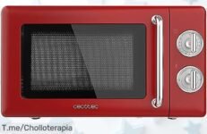 Transforma tus comidas con el Microondas Retro Cecotec de 20L: diseño vintage, potencia increíble y temporizador ¡Aprovecha este ofertón único antes que se agote!