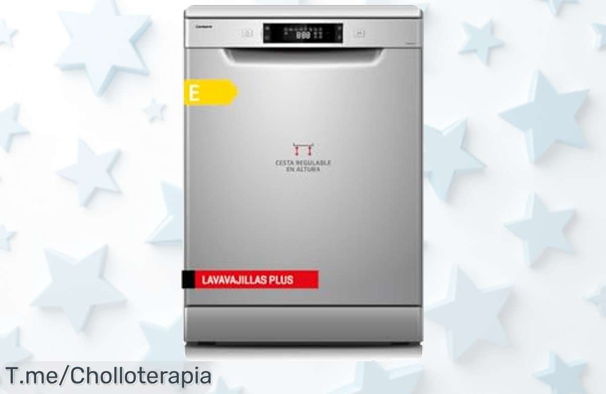 Transforma tus comidas con el lavavajillas Corbero: ¡limpieza relámpago de 12 cubiertos y ultra silencioso a un precio loco! No pierdas esta oferta única, actúa ya.
