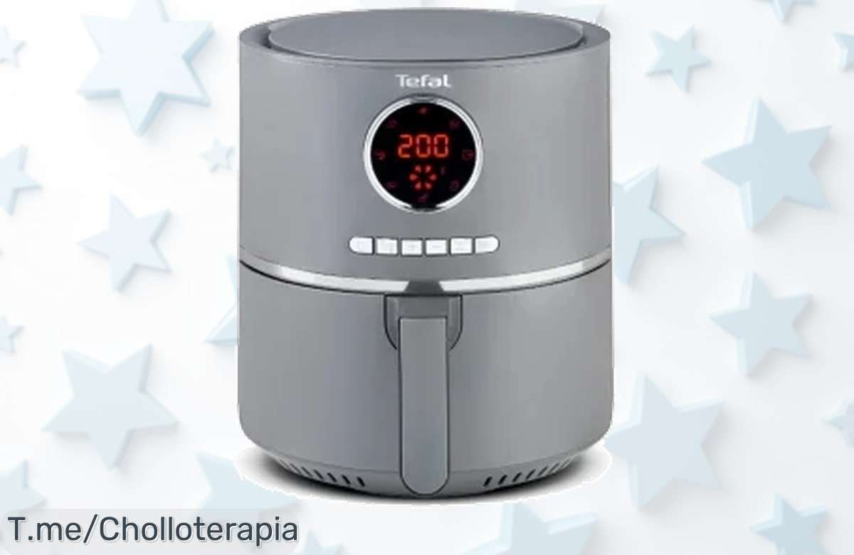 Transforma tus comidas con la Freidora de Aire Tefal EY111B: crujiente, saludable y sin aceite. ¡Aprovecha este ofertón único antes que se agote!