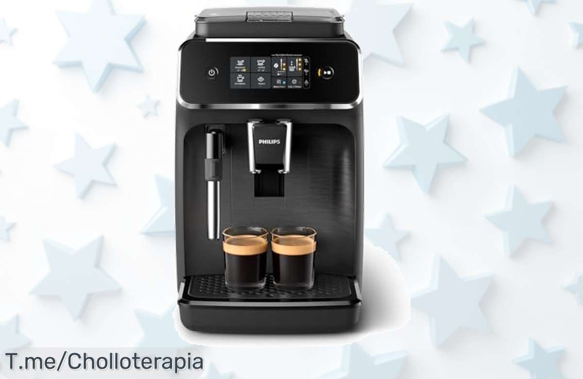 Transforma tus mañanas con la Cafetera Philips Serie 2200: Espuma Perfecta y Café Personalizado al Instante, ¡super chollo en oferta increíble que no puedes dejar escapar!