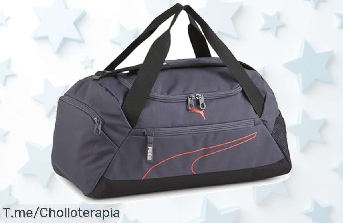 Transforma tus rutinas con la bolsa de deporte PUMA en gris galáctico: ¡super chollo que no puedes dejar pasar! Aprovecha esta oferta única y hazla tuya antes que se agote.