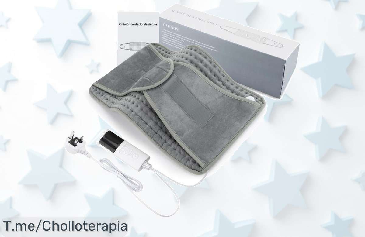Almohadilla Calentadora Eléctrica a Precio Loco: Alivio Instantáneo para Abdomen y Espalda, Perfecto Para Tu Sofá. No Te Pierdas Este Ofertón Único ¡Compra Ya Antes de Que Se Agote!