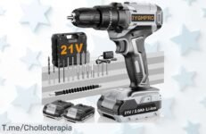 Aprovecha el Ofertón del Taladro Percutor a Batería JYGMPRO con 42Nm de poder y 14 accesorios, solo por tiempo limitado ¡Hazlo tuyo antes que se agote!