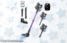 Aprovecha el ofertón de la Aspiradora sin Cable 3en1: ¡Potente succión y batería duradera para un hogar impecable! Compra ya antes que se agoten y disfruta del precio loco