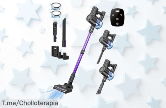 Aprovecha el ofertón de la Aspiradora sin Cable 3en1: ¡Potente succión y batería duradera para un hogar impecable! Compra ya antes que se agoten y disfruta del precio loco
