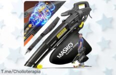 Aprovecha el ofertón del aspirador de hojas 3 en 1 con 3000W de succión y triturador incluido, ¡es tu super chollo para una limpieza impecable! Compra ya antes que se agote